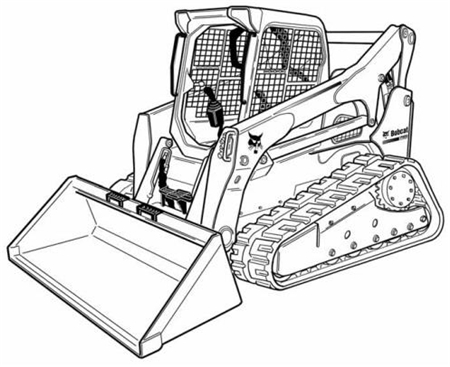 Bobcat T750 Compact Track Loader Wiring/Hydraulic/Hydrostatic Schematic