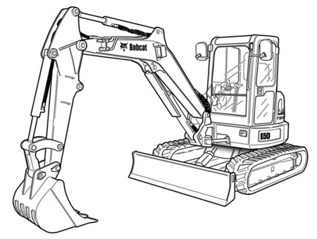 Bobcat E50 Compact Excavator Service Repair Manual
