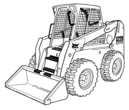 Bobcat S220 Skid-Steer Loader Service Repair Manual