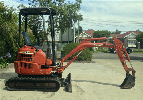 Ditch Witch MX15 Mini Excavator Operation & Maintenance Manual