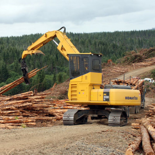 Komatsu PC200LL-6, PC220LL-6 Logging Excavator Operation & Maintenance Manual