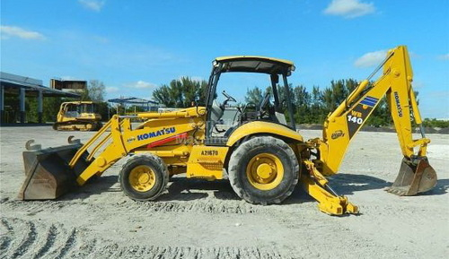 Komatsu WB140-2N, WB150-2N Backhoe Loader Operation & Maintenance Manual