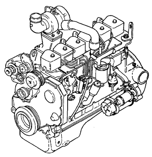 Komatsu KDC 410 & 610 Series Engine 1991 Model Service Repair Manual