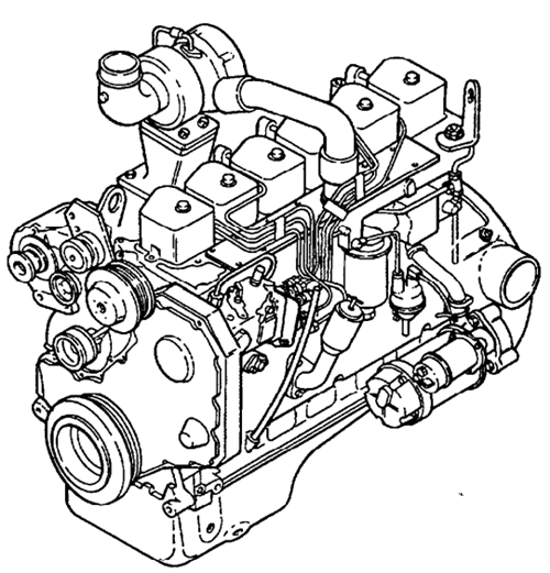 Komatsu KDC 410 & 610 Series Engine 1991 Model Specification Manual