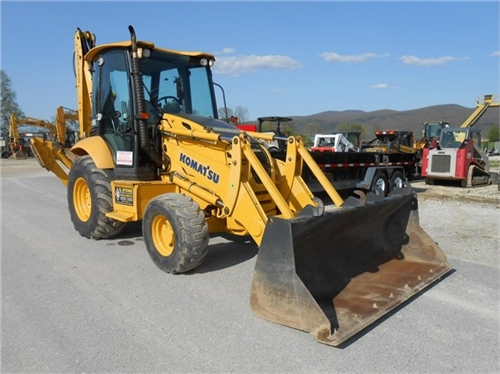 Komatsu WB156PS-5 Backhoe Loader Service Repair Manual