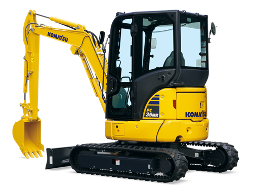 Komatsu PC35MR-2 Hydraulic Excavator Operation & Maintenance Manual