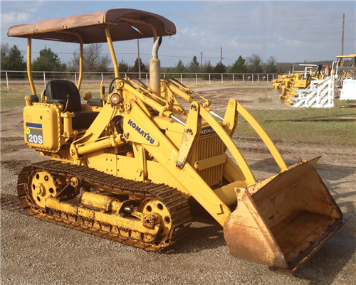 Komatsu D20S-6, D20Q-6, D21S-6, D21Q-6, D21S-6A Dozer Shovel
