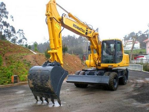 Komatsu PW170ES-6 Wheeled Excavator Operation & Maintenance Manual