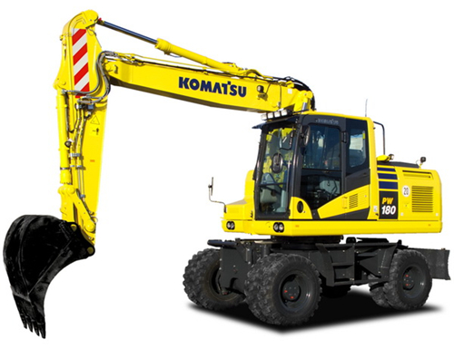 Komatsu PW180-7K Wheeled Excavator Operation & Maintenance Manual