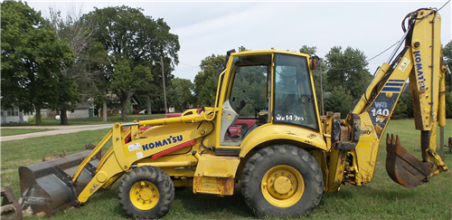 Komatsu WB140PS-2, WB150PS-2 Power-Shift Backhoe Loader