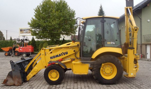 Komatsu WB91R-2, WB93R-2 Backhoe-Loader Operation & Maintenance Manual