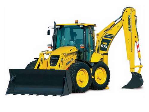 Komatsu WB97S-5 Backhoe-Loader Operation & Maintenance Manual