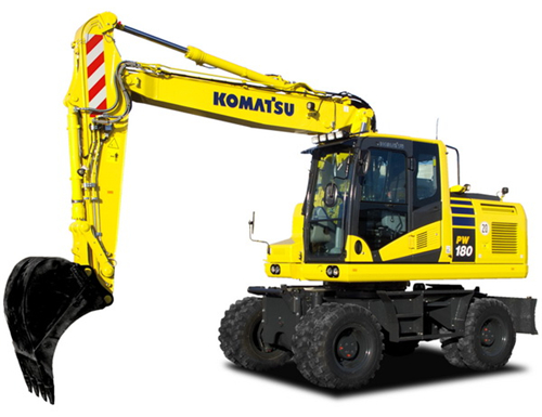 Komatsu PW180-7E0 Wheeled Excavator Service Repair Manual