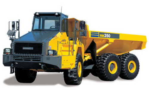 Komatsu HM350-2 Articulated Dump Truck Operation & Maintenance Manual