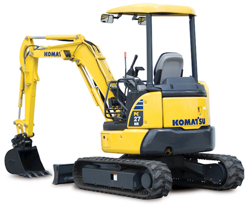 Komatsu PC27MR-3, PC35MR-3 Hydraulic Excavator Operation & Maintenance Manual