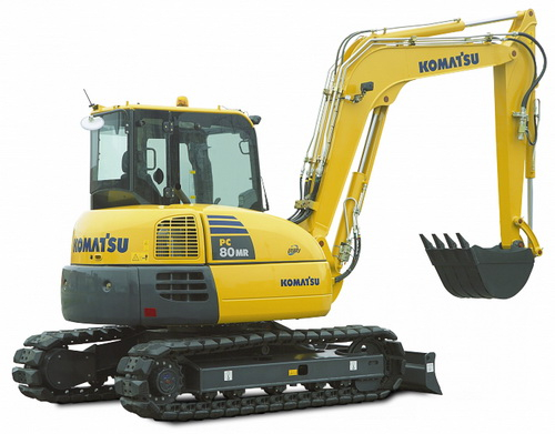 Komatsu PC80MR-3 Hydraulic Excavator Operation & Maintenance Manual