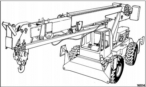 Komatsu 150A, 150FA Hydraulic Crane