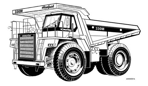 Komatsu 330M Dump Truck