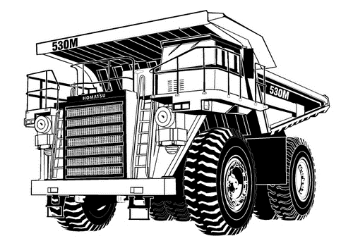 Komatsu 530M Dump Truck