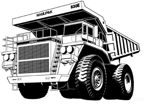 Komatsu 630E Dump Truck