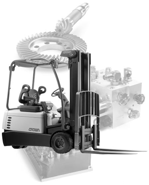 Crown SC 4200 Forklift Truck Parts Manual