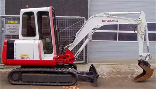 Takeuchi TB035 Compact Excavator Parts Manual