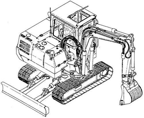 Takeuchi TB68 Compact Excavator Parts Manual