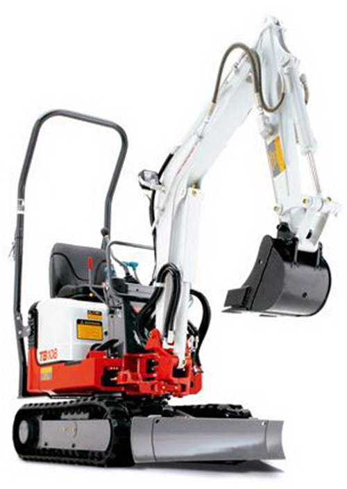 Takeuchi TB108 Compact Excavator Parts Manual