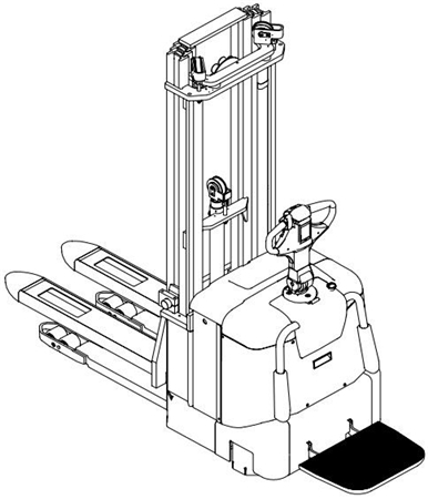 Toyota Powered Pallet Stacker 7SLL12.5, 7SLL16 Spare Parts Catalogue