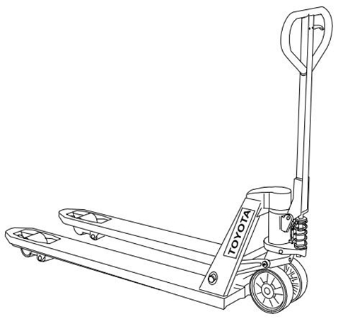 Toyota Hand Truck HT30, HT30O, HT30X Spare Parts Catalogue