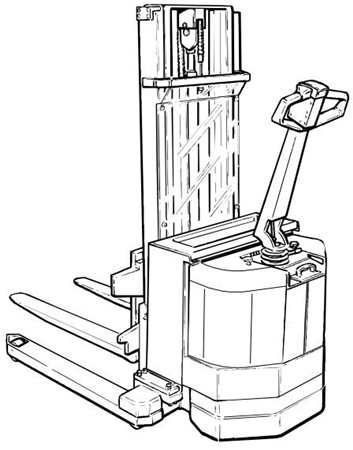 Toyota SM12S Powered Pallet Stacker Spare Parts Catalogue