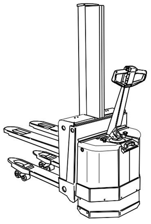 Toyota SMH16 Powered Pallet Stacker Spare Parts Catalogue