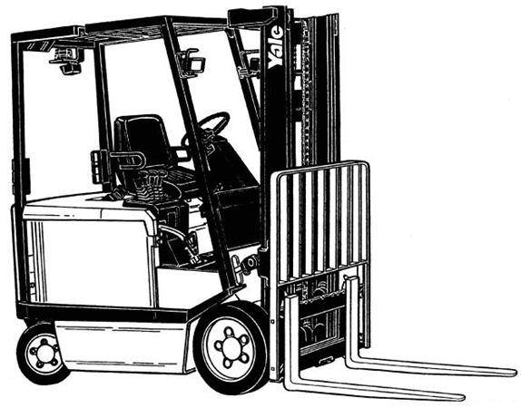 Yale ERC 030 AG, ERC 030 BG, ERC 040 AG, ERC 040 BG (A814) Forklift Trucks Parts Manual