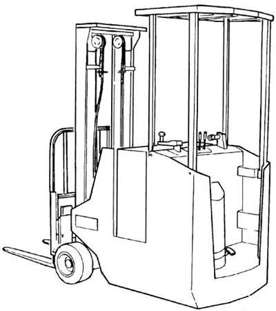 Yale ESC20AB, ESC25AB, ESC30AB (A824) Lift Truck Parts Manual