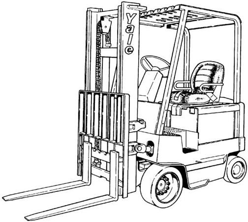 Yale ERC070HG, ERC080HG, ERC100HG, ERC120HG (A839) Forklift Trucks Parts Manual