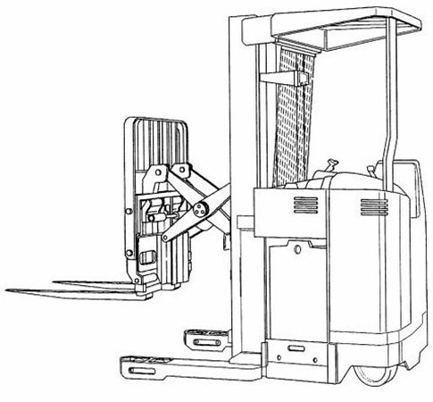 Yale NR045GA, NDR030GA (A861) Reach Truck Parts Manual