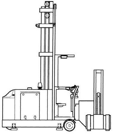Yale NTA030SA (A872) Narrow Aisle Turret Trucks Parts Manual