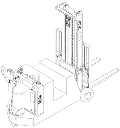 Yale MCW020, MCW025, MCW030, MCW040 (B819) Counterbalanced Stacker