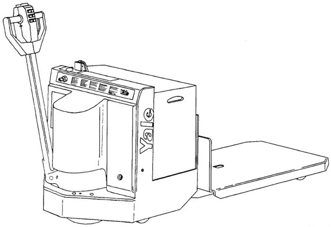 Yale MSW040, MLW060 (B828) Walkie Straddle Stacker Parts Manual