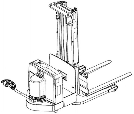 Yale MSW 030-E, MSW 040-E (C820) Walkie Straddle Stacker Parts Manual