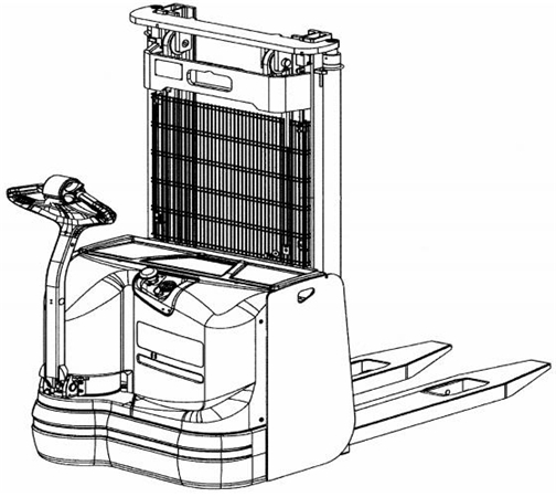 Yale MS14, MS16 (C852) Pedestrian Stackers Parts Manual