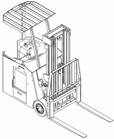 Yale ESC030EA Lift Truck Parts Manual