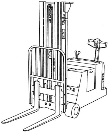 Yale Electric For Model MCW 2000, 2500, 3000, 4000 ALBRIGHT Lift Trucks Parts Manual