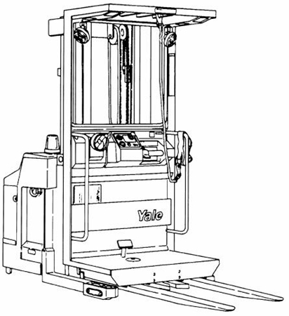 Yale OS030EA Lift Truck Parts Manual