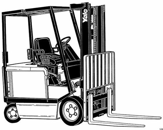 Yale ERC030AG, ERC030BG, ERC040AG, ERC040BG (A814) Forklift Trucks Service Repair Manual