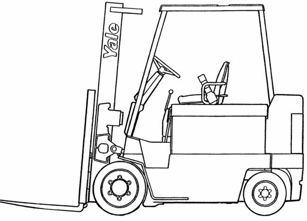 Yale ERC070HD, ERC080HD, ERC100HD, ERC120HD (A839) Forklift Trucks Service Repair Manual