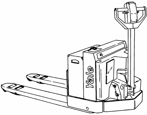 Yale MPW045DA (A802) Pallet Truck Service Repair Manual