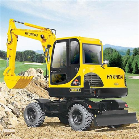 Hyundai R55W-7 Wheel Excavator Service Repair Manual