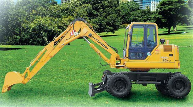 Hyundai R95W-3 Wheel Excavator Service Repair Manual