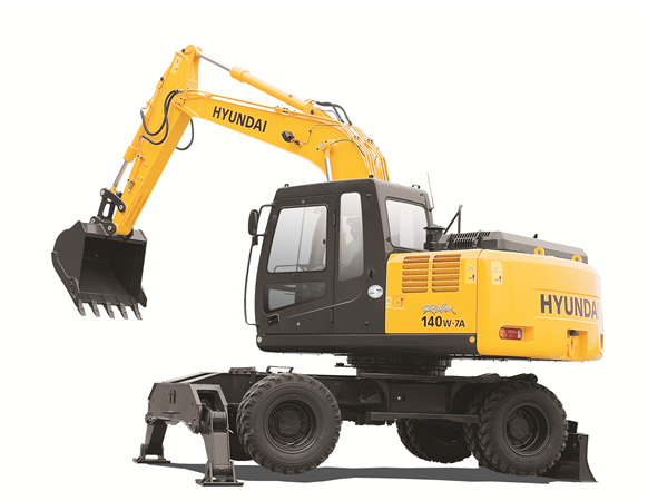 Hyundai R140W-7A Wheel Excavator Service Repair Manual